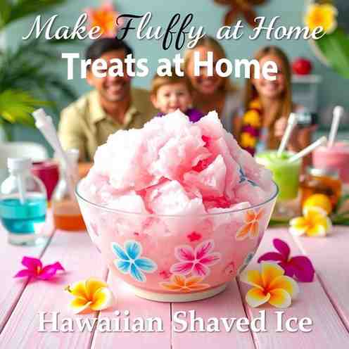 Hawaiian Shaved Ice - Make Fluffy Treats at Home